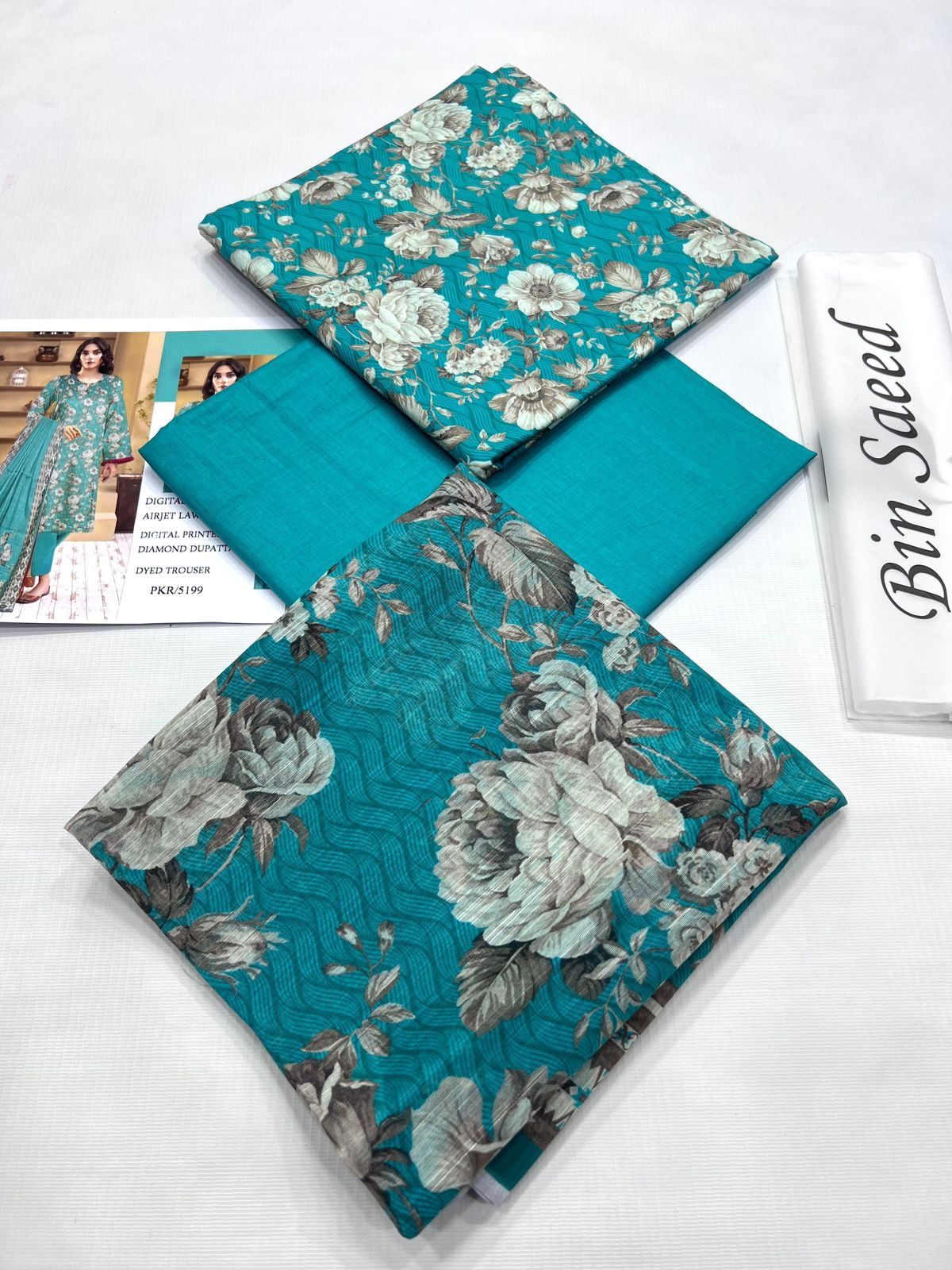 Bin Saeed Airlet Lawn Digital Printed