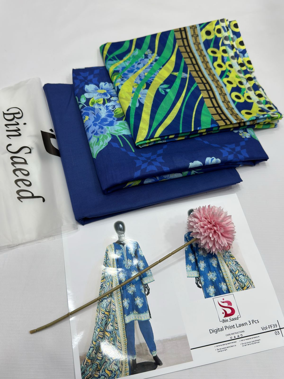 Bin Saeed Airlet Lawn Digital Printed
