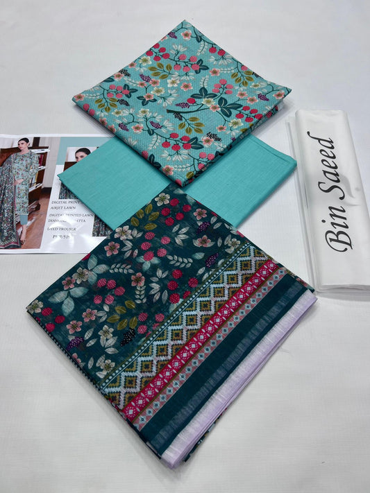 Bin Saeed Airlet Lawn Digital Printed